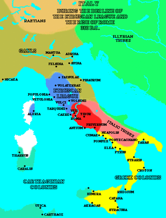 map of etruscians